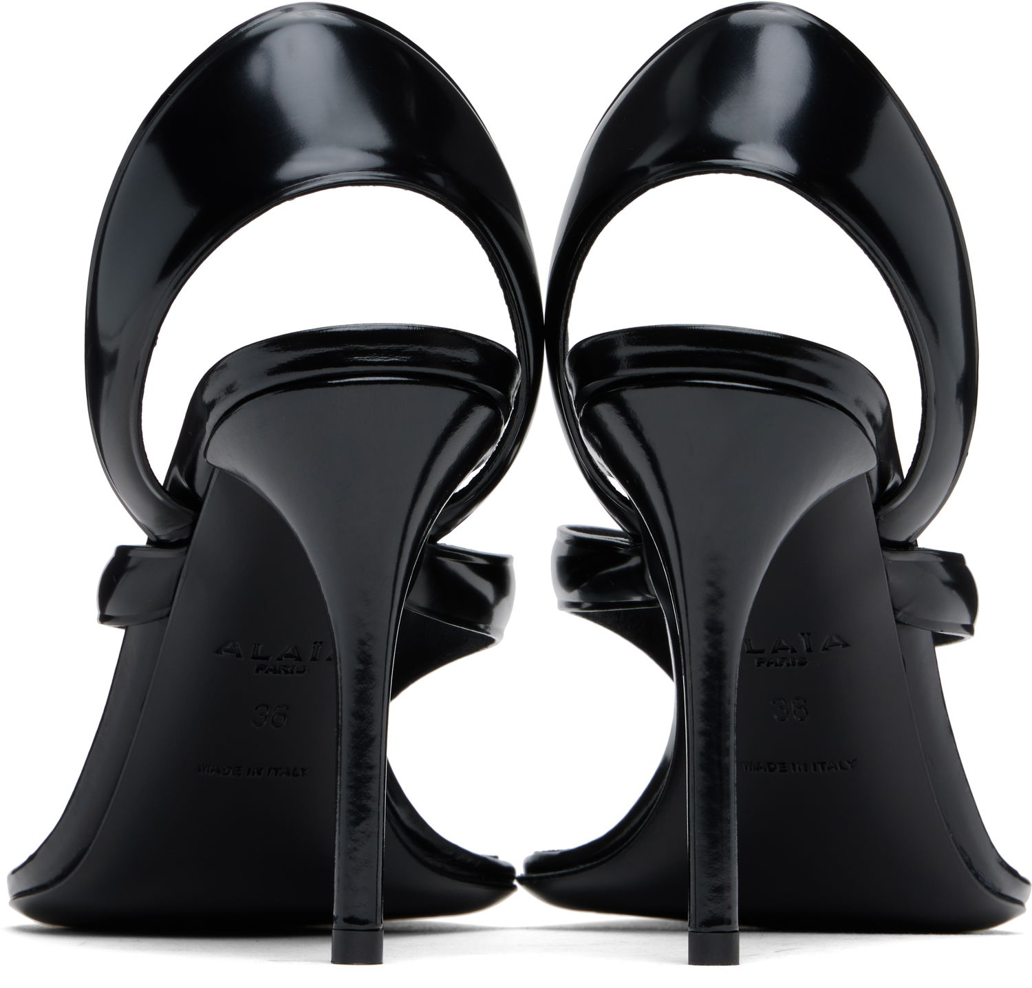 Tenisice i cipele Alaïa ALAÏA Heeled Thong Sandals Crna | AA3S122CK301, 1