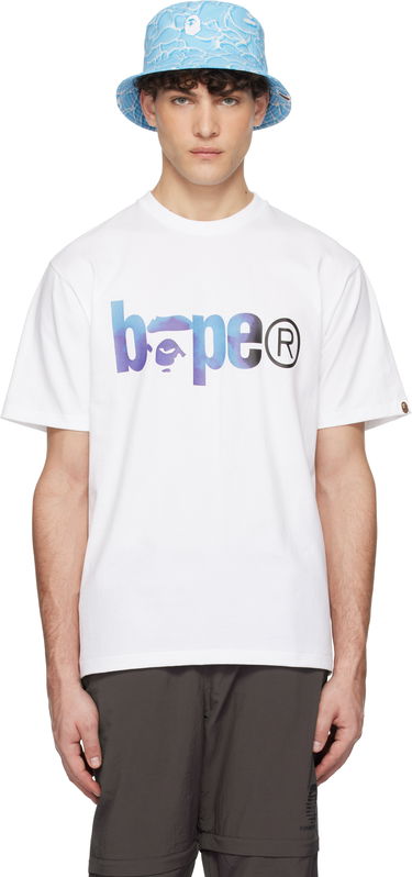 Majica kratkih rukava BAPE Tie Dye Logo T-shirt Bijela | 001TEK801034M, 0