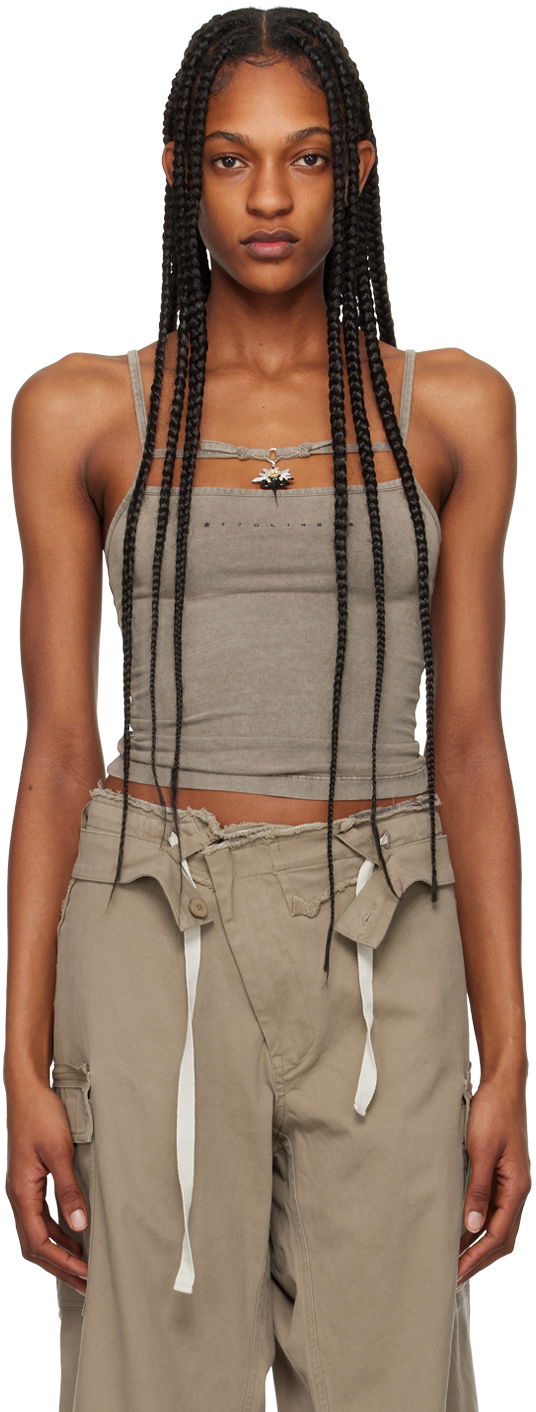 Majica bez rukava Ottolinger Ottolinger Charmed Tank Top Siva | 1503804