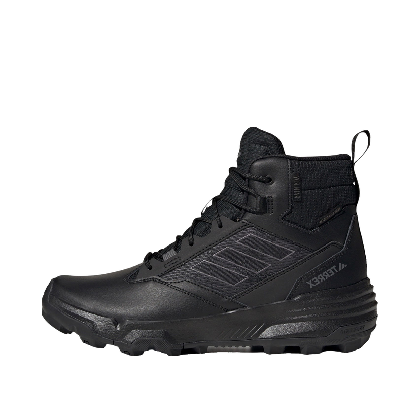 Outdoor adidas Performance Terrex Unity Leather Mid Rain.RDY Core Black Grey Crna | IF4977
