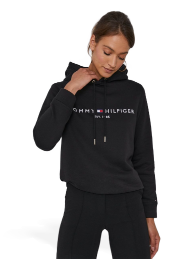 Dukserice Tommy Hilfiger Heritage Hoodie Crna | WW0WW31998.NOS
