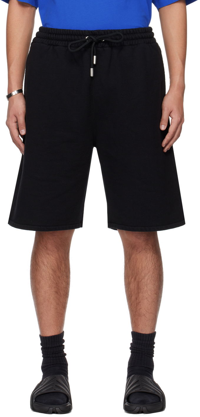 Kratke hlače Off-White Black Cornely Diags Shorts Crna | OMCI013S24FLE0021001, 0