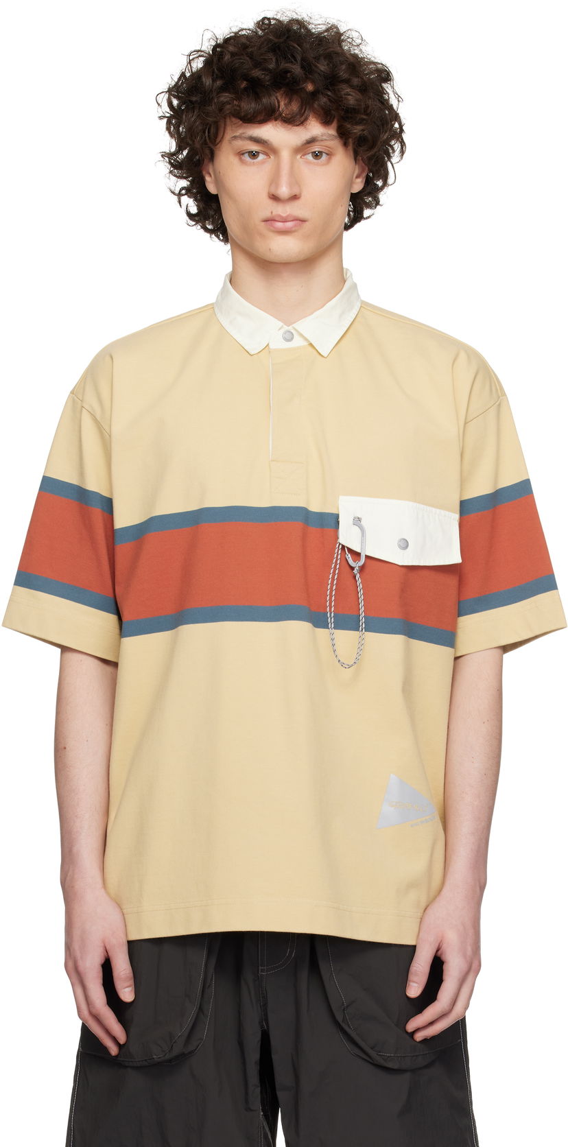 Polo majica and wander and wander x Gramicci Tech Rugby Polo Žuta | GUJ5-S3010