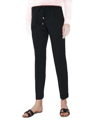Hlače BOSS High Waist Pants Crna | 50427841.NOS
