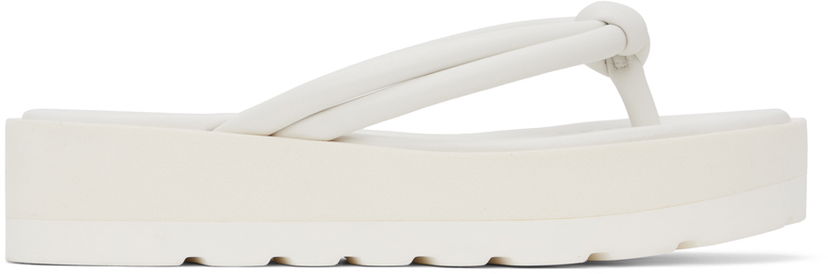 Tenisice i cipele Gianvito Rossi Rossi Marlie Platform Thong Sandals Bijela | G15180.05GOM.NAP