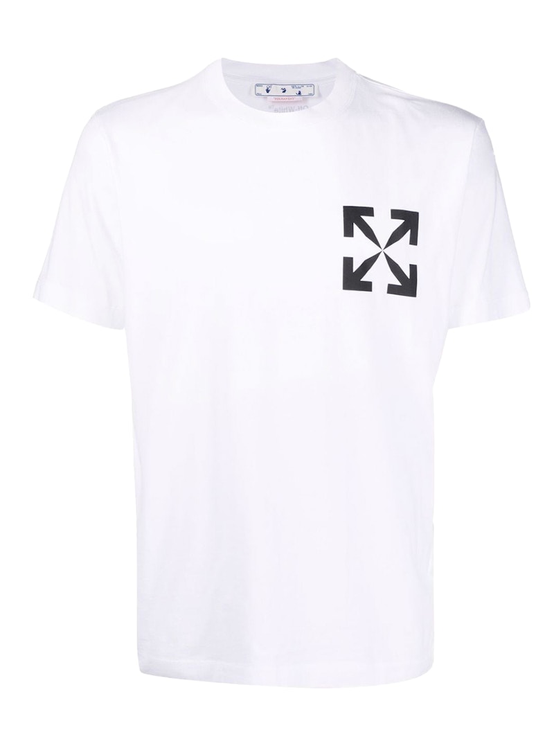 Majica kratkih rukava Off-White Arrows Print T-Shirt White/Black Bijela | OMAA027C99JER0020110