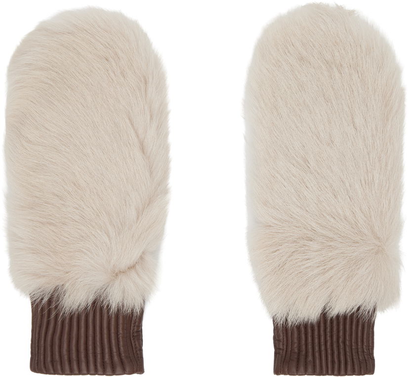 Rukavice Tiger of Sweden Leather Gloves Bež | T69543018