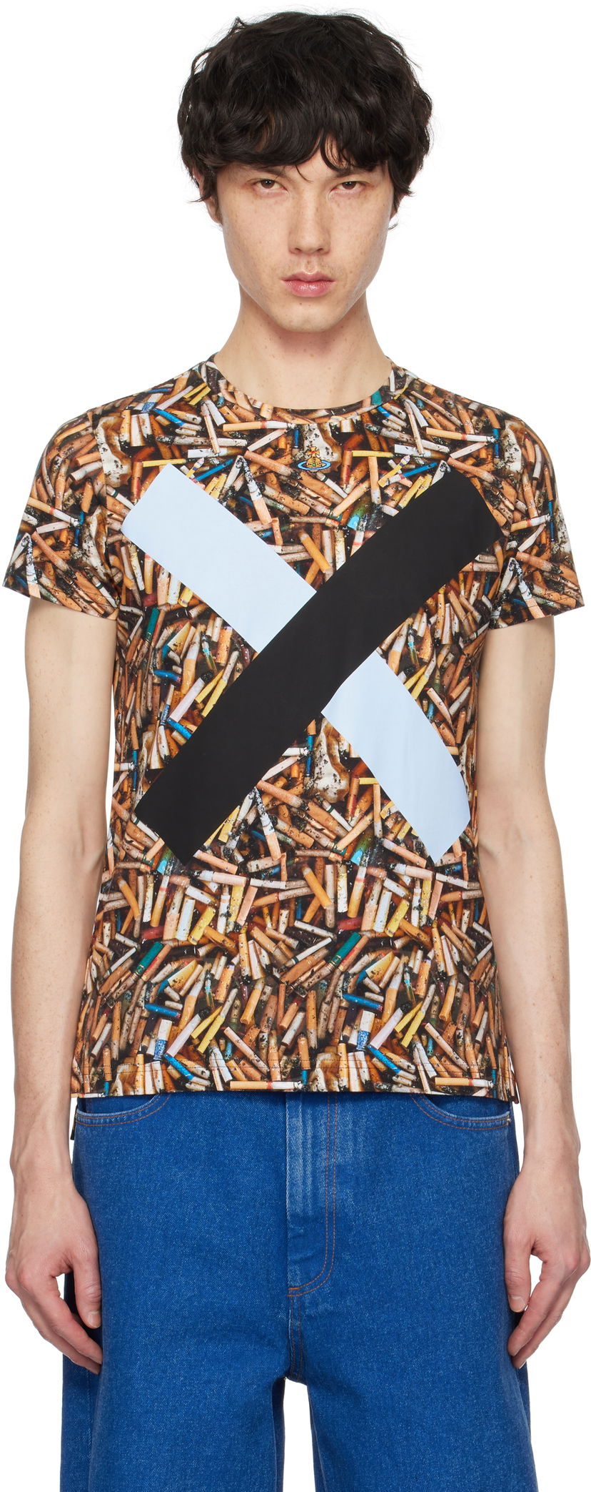 Majica kratkih rukava Vivienne Westwood Vivienne Westwood Cigarette Print T-Shirt Višebojno | 3G01001G-J006E-