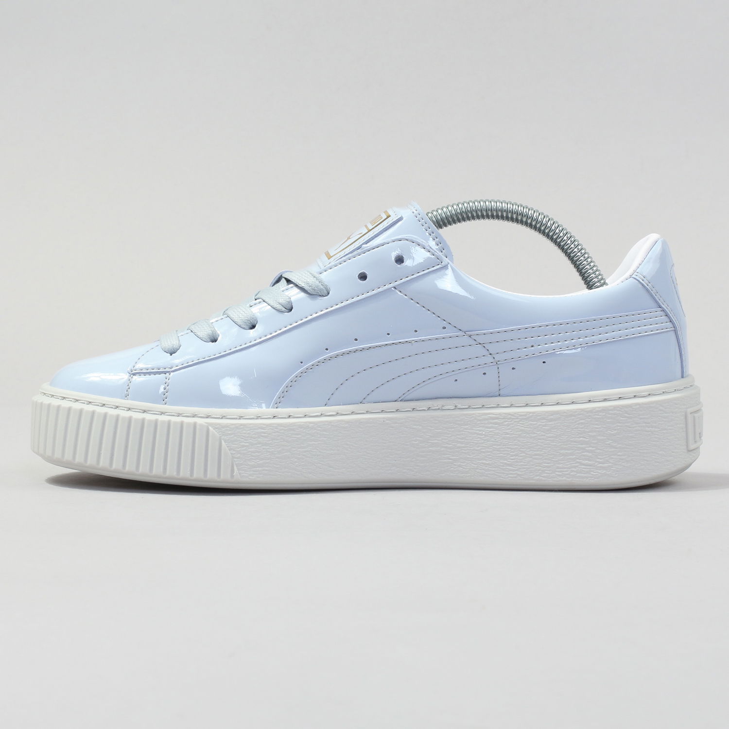 Tenisice i cipele Puma Basket Platform Patent Wn's oatmeal - oatmeal Plava | 363314 02, 1