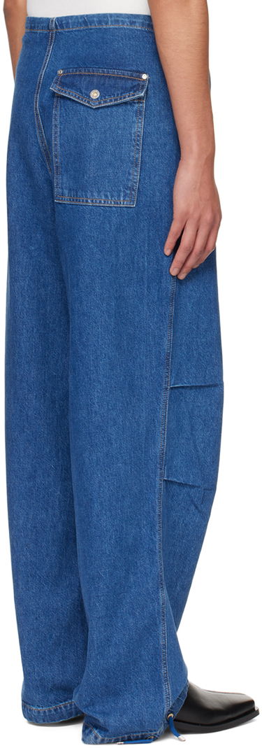 Jeans Dion Lee Relaxed Fit Drawstring Jeans Plava | C2174PS24, 2