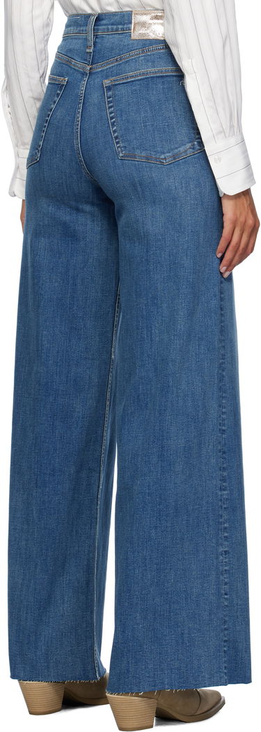 Jeans rag & bone Rag & Bone Flexi Sofie Wide-Leg Jeans Plava | WDD24F2952FUWI, 2