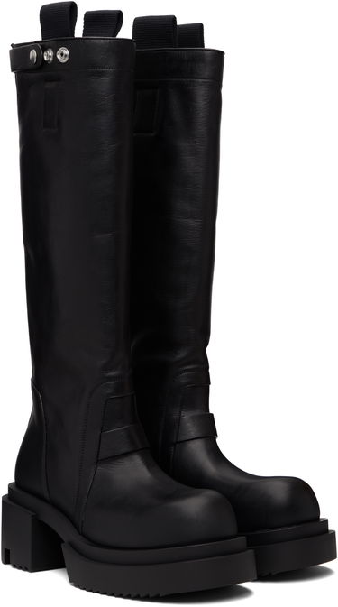 Tenisice i cipele Rick Owens Rick Owens Concordians Pull On Mega Tractor Boots Crna | RU02E1834 LOO, 3