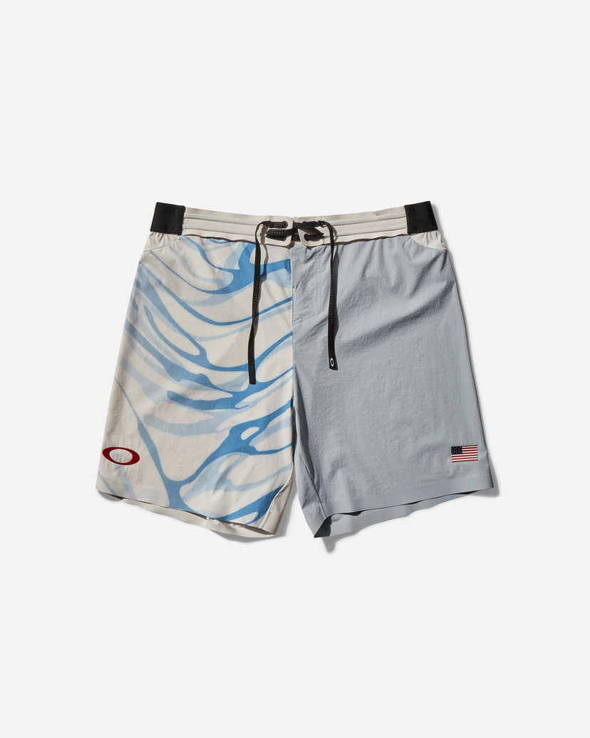 Kupaći kostimi OAKLEY Team USA Surfing 2-in-1 Boardshorts Siva | FOA407813 23B