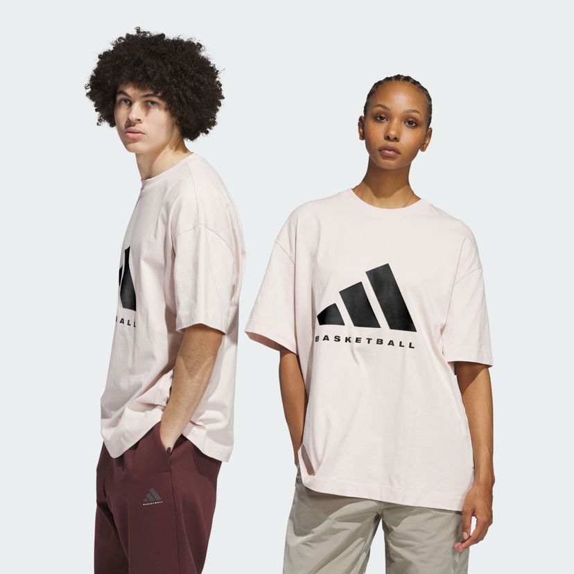 Majica kratkih rukava adidas Performance Basketball T-Shirt Ružičasta | JD6129