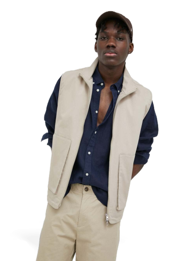 Prsluk Les Deux Steve Track Vest Bež | LDM630014