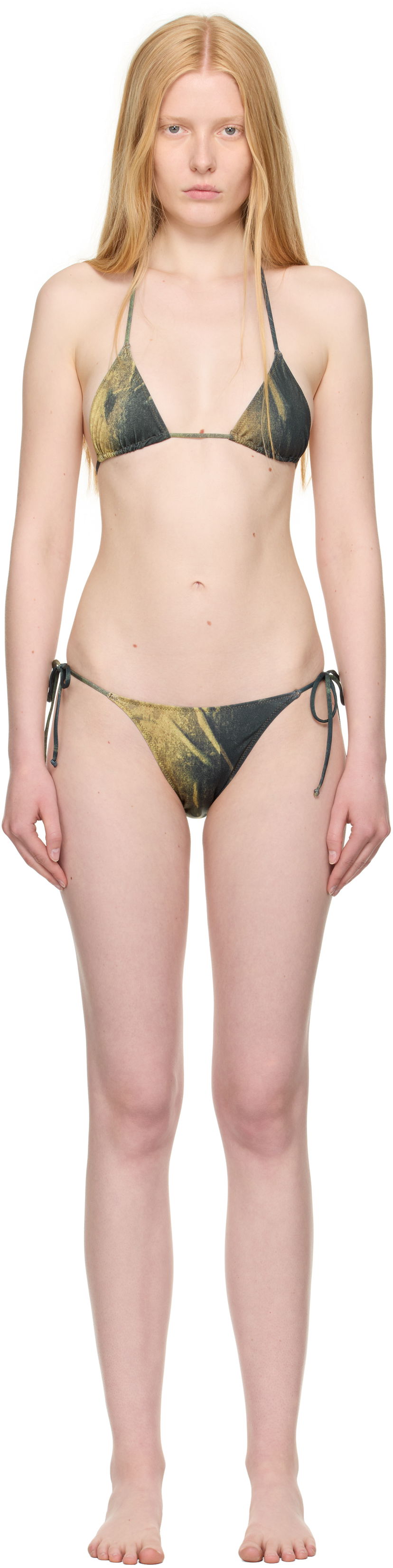 Kupaći kostimi Jean Paul Gaultier Jean Paul Gaultier Water Body Print Bikini Zelena | 25/03-W-BS030-J010P-4812