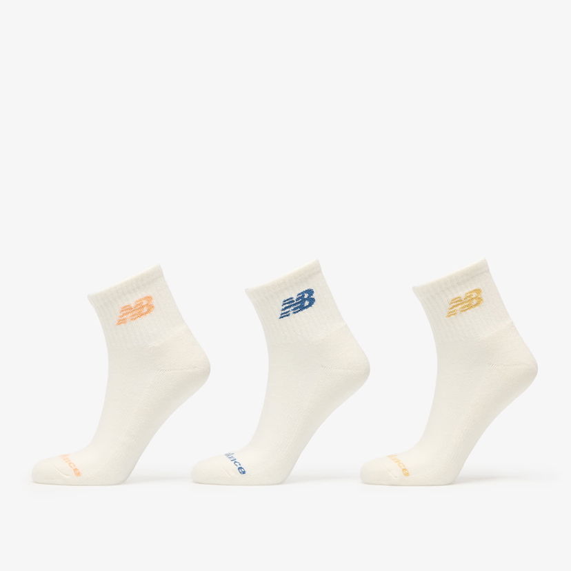 Čarape New Balance New Balance Everyday Ankle Socks 3-Pack Bijela | LAS51303SST