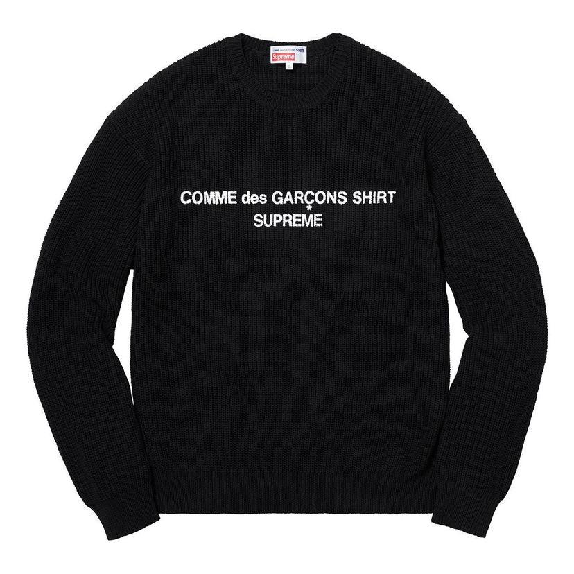 Džemper Supreme Comme des Garcons Shirt Sweater Crna | SUP-FW18-403