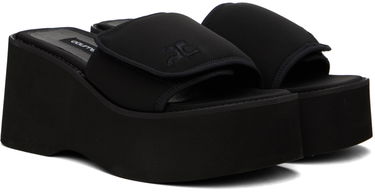 Tenisice i cipele Courrèges Scuba Wave Platform Sandals Crna | 124SSD007NE0005, 3