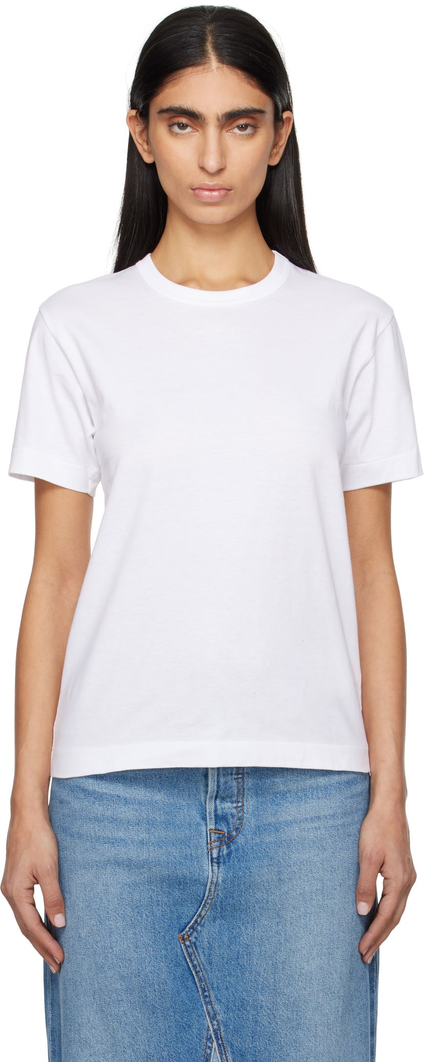 Majica kratkih rukava Comme des Garçons COMME des GARÇONS PLAY Heart T-Shirt Bijela | T340