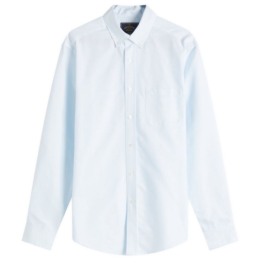 Košulja Portuguese Flannel Portuguese Flannel Belavista Oxford Shirt, Size Large Plava | pf-blvs-lbl