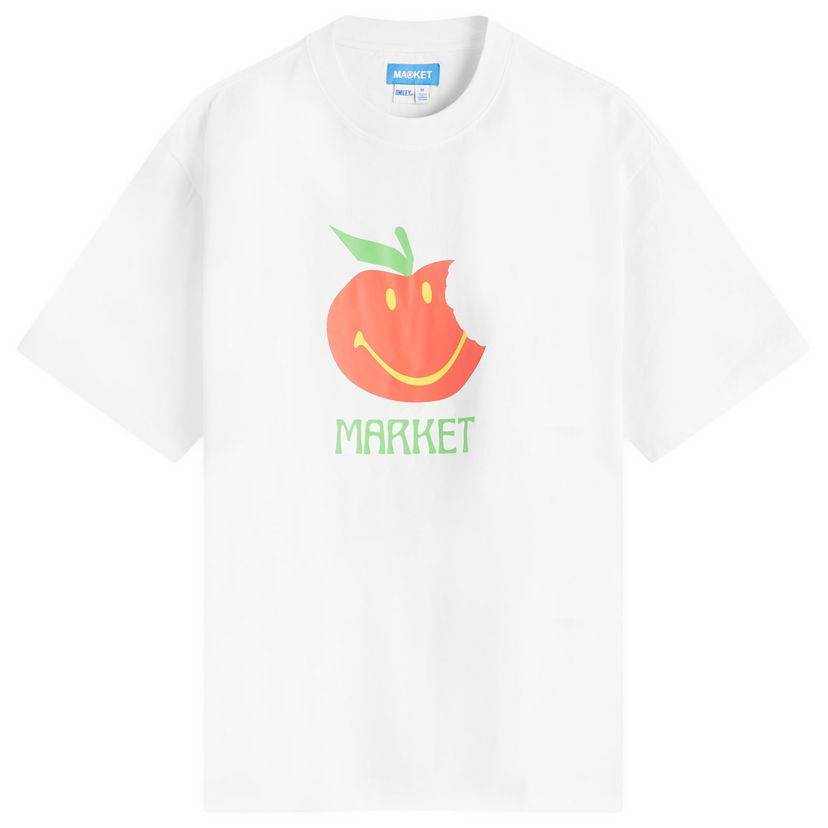 Majica kratkih rukava MARKET Smiley Honeycrisp Graphic Tee, Size Large Bijela | 399002180-WHT