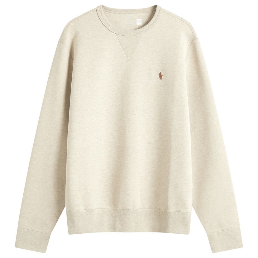 Dukserice Polo by Ralph Lauren Double Knit Crew Sweatshirt in Size Large Bež | 710961139001