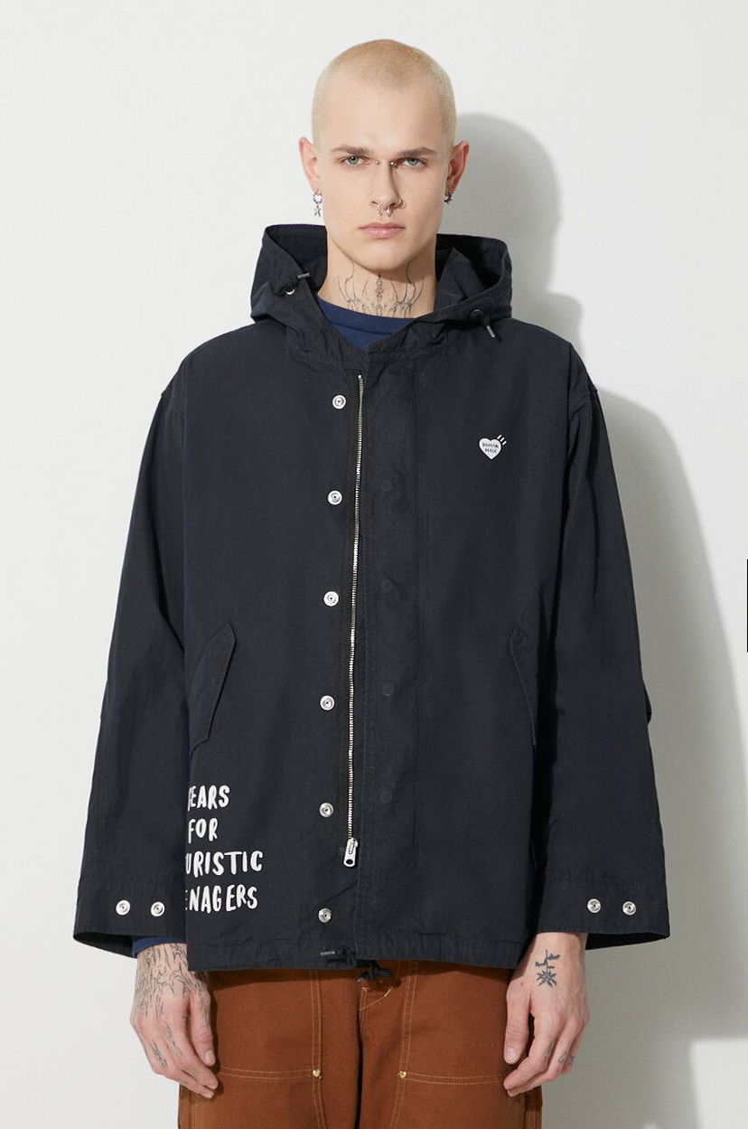 Parka Human Made Hooded Jacket Crna | HM26JK001