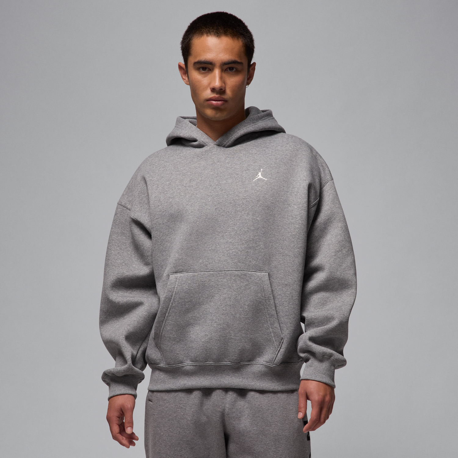 Dukserice Jordan Jordan Brooklyn Fleece Loose Hoodie Siva | IB7235-091, 0