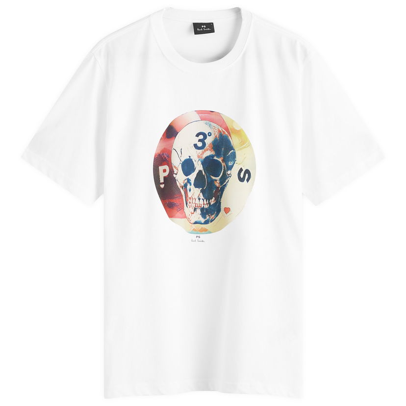 Majica kratkih rukava Paul Smith Paul Smith Skull Graphic Tee, Size L Bijela | M2R-220X-NP4800-1