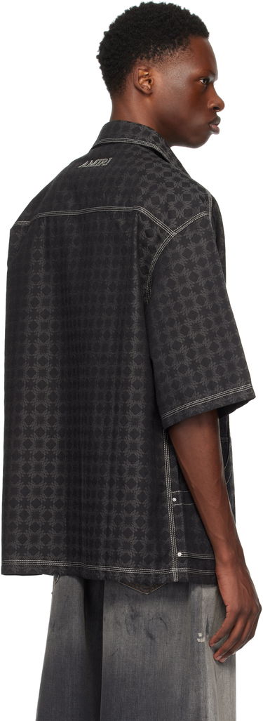 Košulja AMIRI AMIRI 'MA' Quad Work Shirt Crna | AMSTCA1141, 2