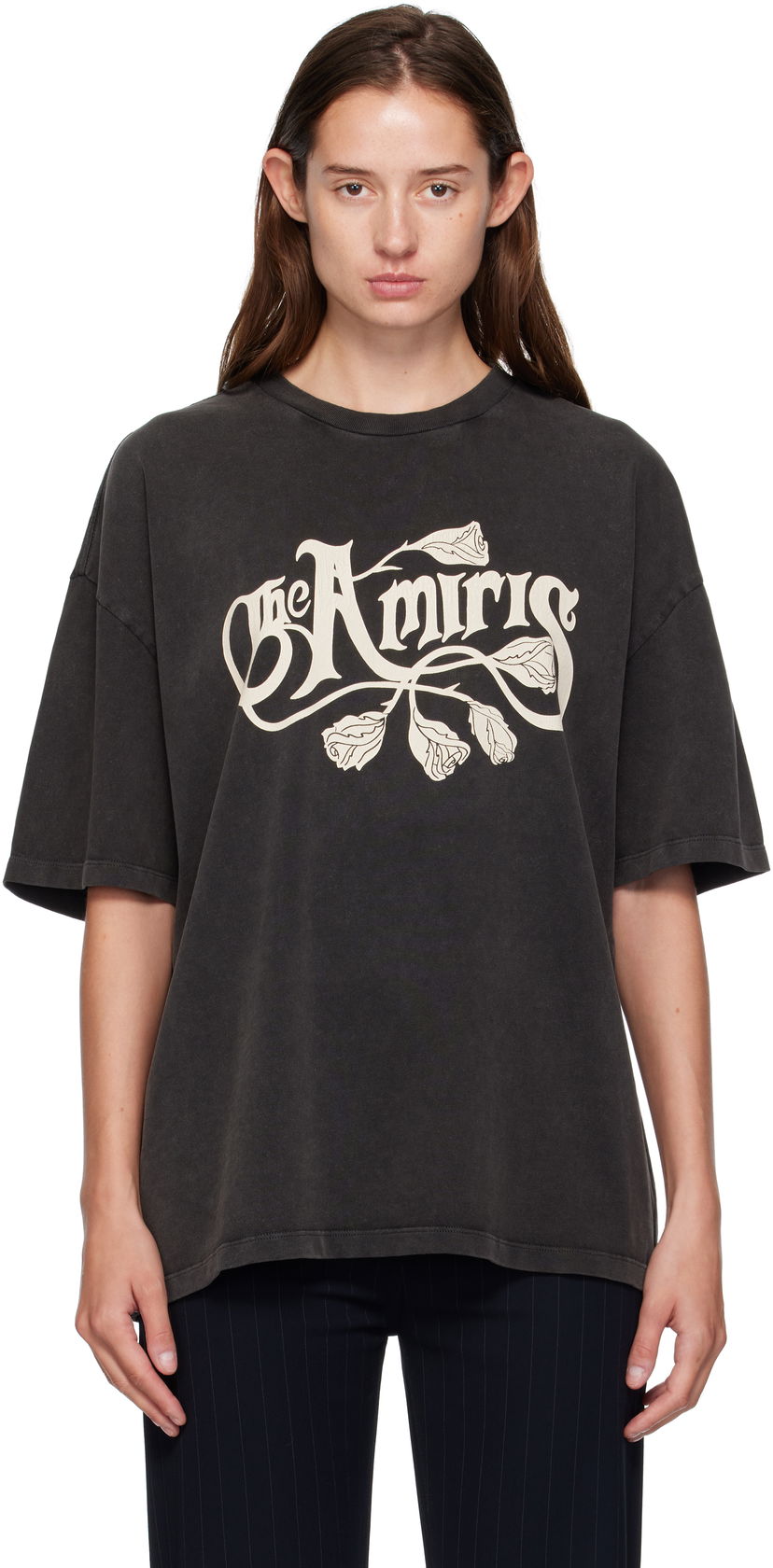 Majica kratkih rukava AMIRI AMIRI 'The Amiris' Oversized T-Shirt Crna | AMJYTE1235