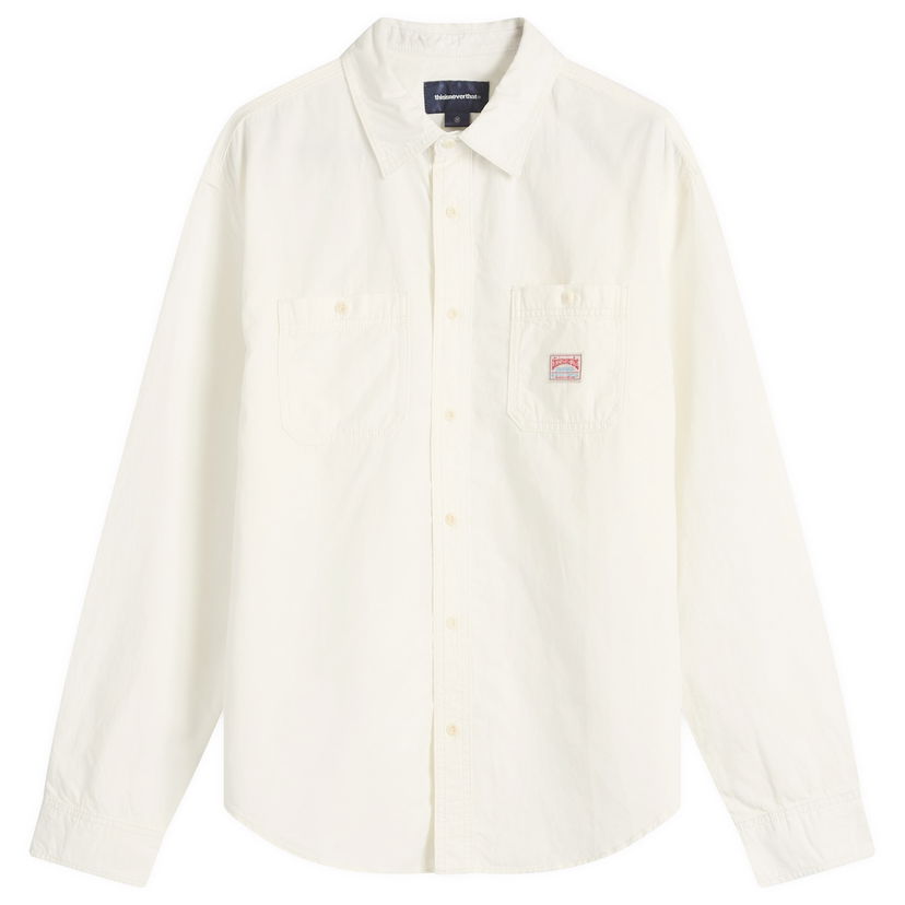 Košulja thisisneverthat thisisneverthat Chambray Shirt, Size Small Bijela | TN251WSHTL01-WHT