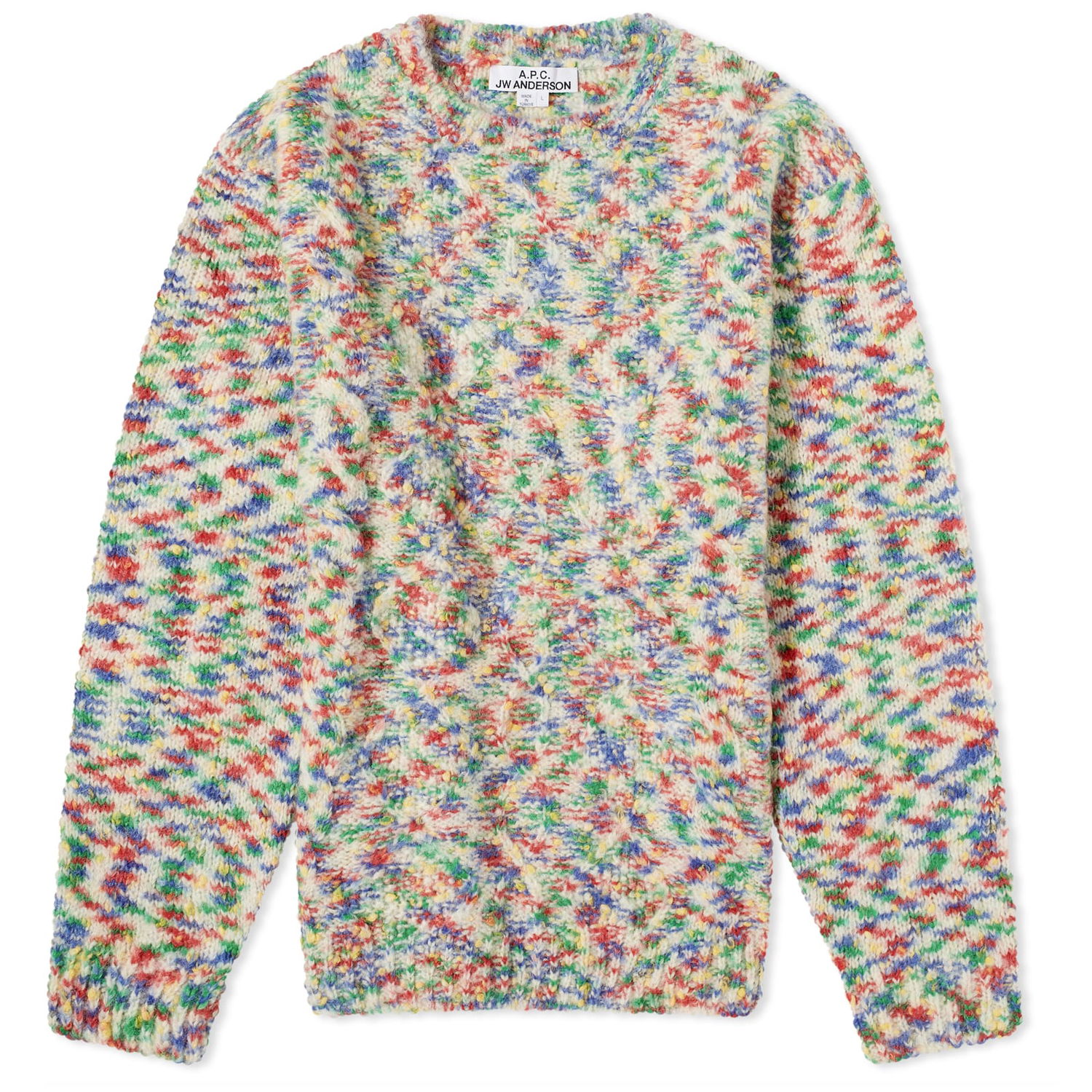 Džemper A.P.C. JW Anderson x Connor Crewneck Zelena | WOAPE-H23201-SAA, 0
