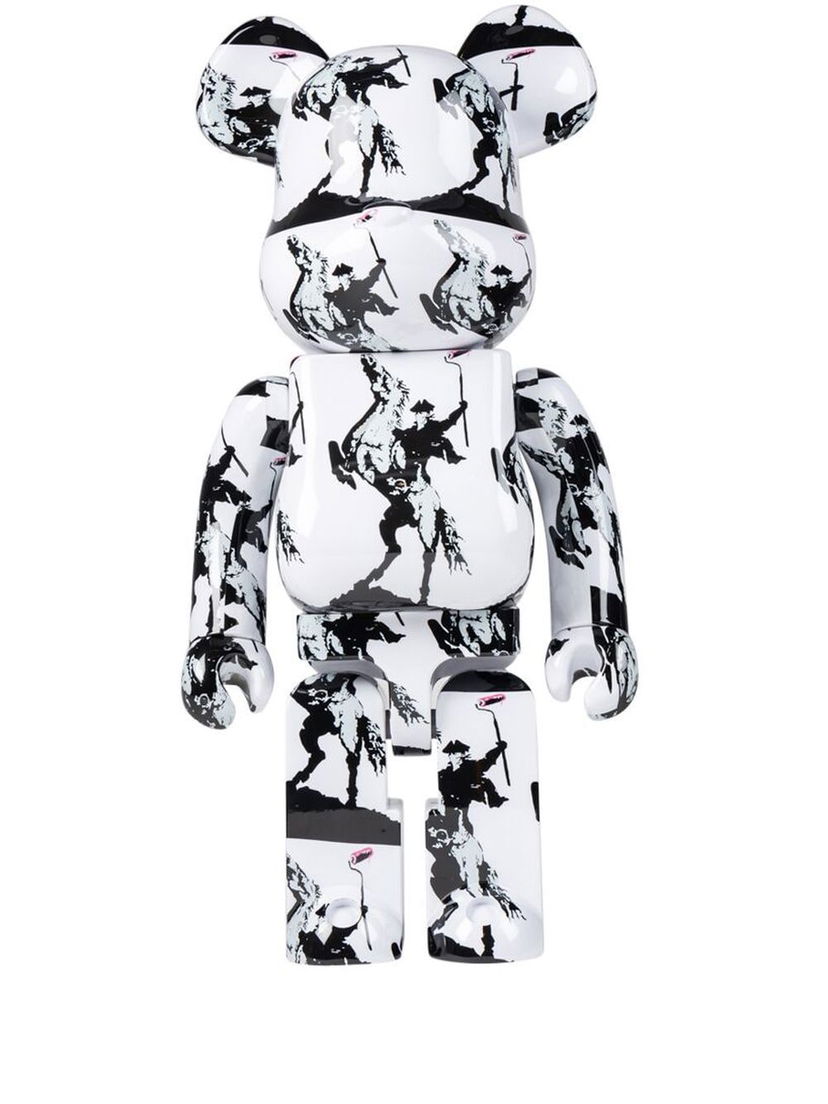 Kolekcionarsko Medicom Toy Brandalism Highwayman Be@rbrick collectible 1000% - White Crna | MEDI006619105220