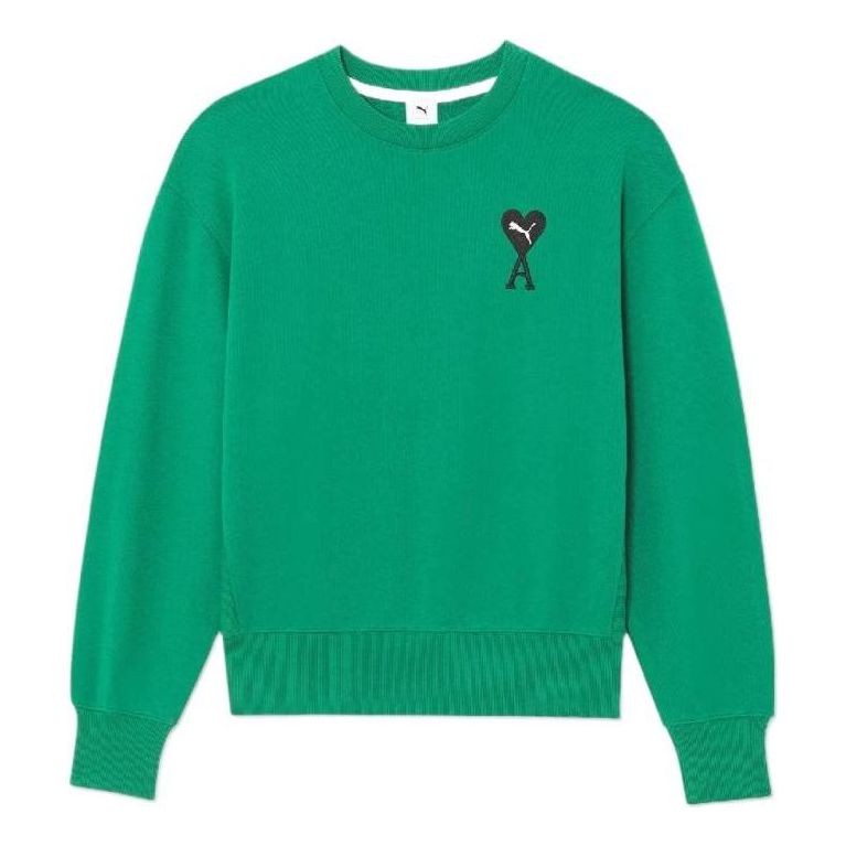 Džemper Puma Crew Neck Sweatshirt Zelena | 534111-96
