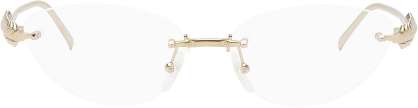 Sunčane naočale Cartier Cartier 'Clash de Cartier' Cat Eye Glasses Metalik | CT0565O-001