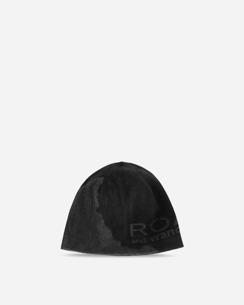 Kapica ROA Logo Cotton Beanie Crna | OBMW203YA03 BLK0001