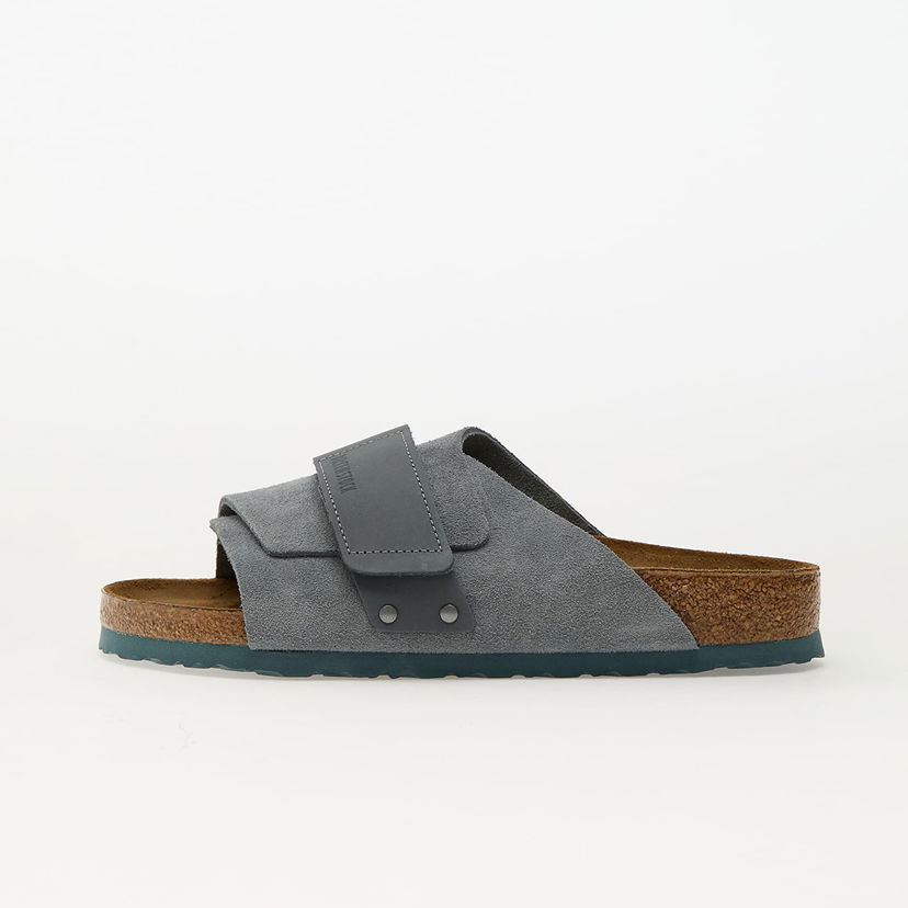 Tenisice i cipele Birkenstock Birkenstock Kyoto Nubuck/Suede Slides Siva | 1029144