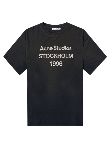 Majica kratkih rukava Acne Studios Exford 1996 Tee Crna | CL0196-BM0