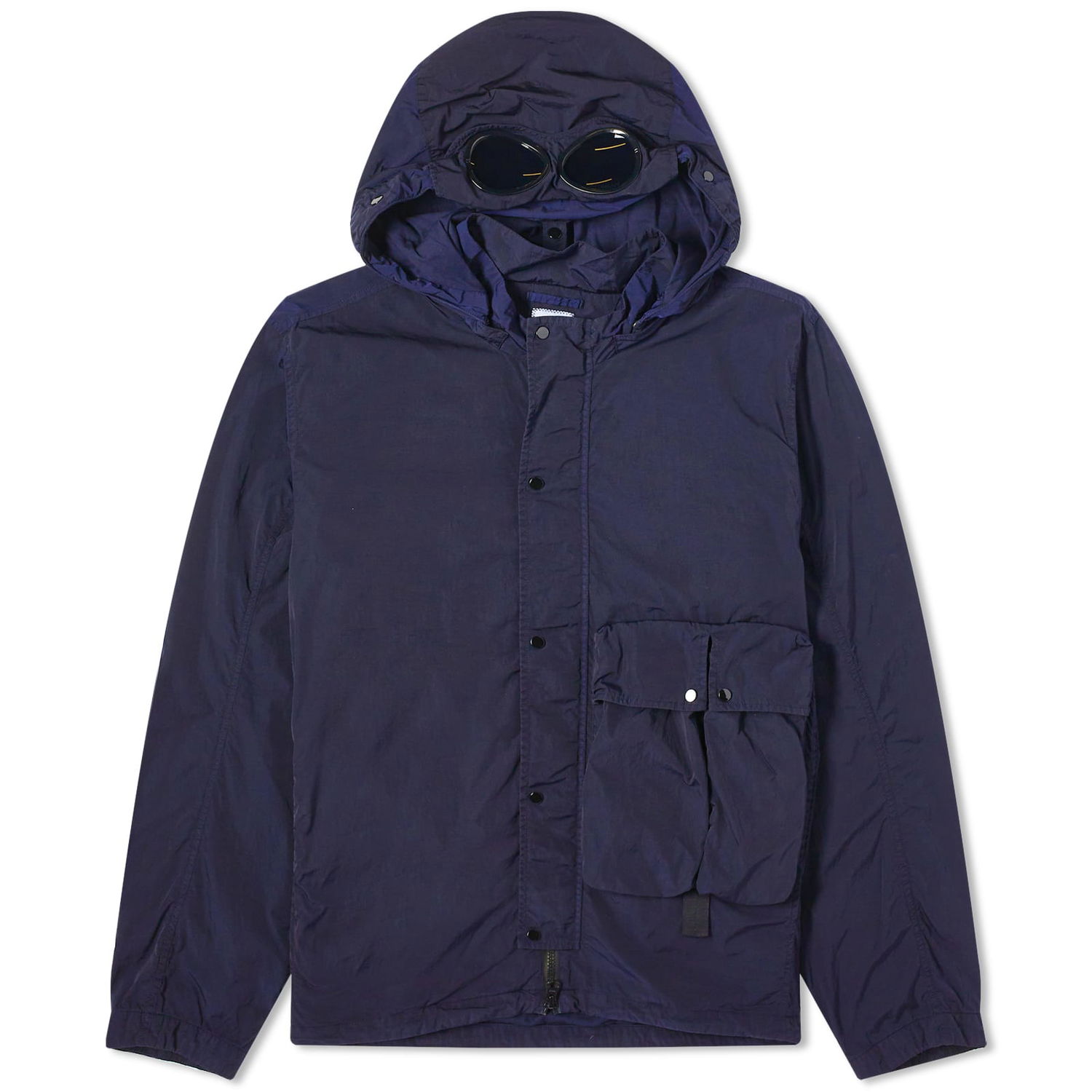 Jakna C.P. Company Chrome-R Goggle Overshirt Tamnoplava | 15CMOS029A-005904G-888, 0