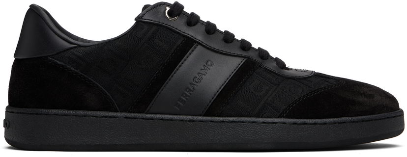 Odjeća FERRAGAMO Ferragamo Signature Low-Top Crna | 779044