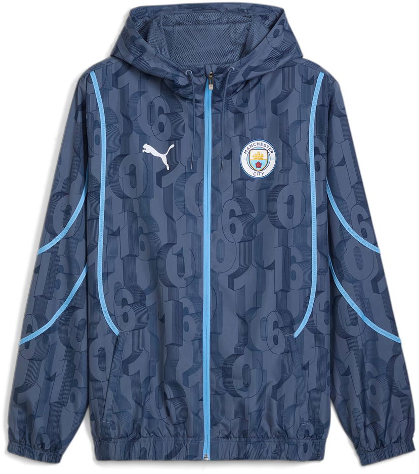 Jakna Puma MCFC Prematch Woven Jacket 2024/25 Plava | 777580-22