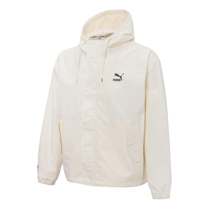 Vjetrovka Puma Windbreaker Hooded Jacket Bijela | 537523-65
