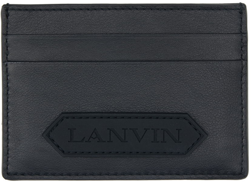 Novčanik LANVIN Patch Card Holder Crna | LM-SLSWC3-TOPS-P24