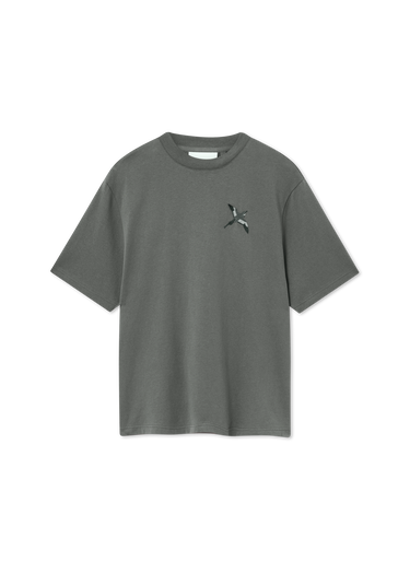 Majica kratkih rukava AXEL ARIGATO Micro Bee Bird T-Shirt Siva | A3464003, 0