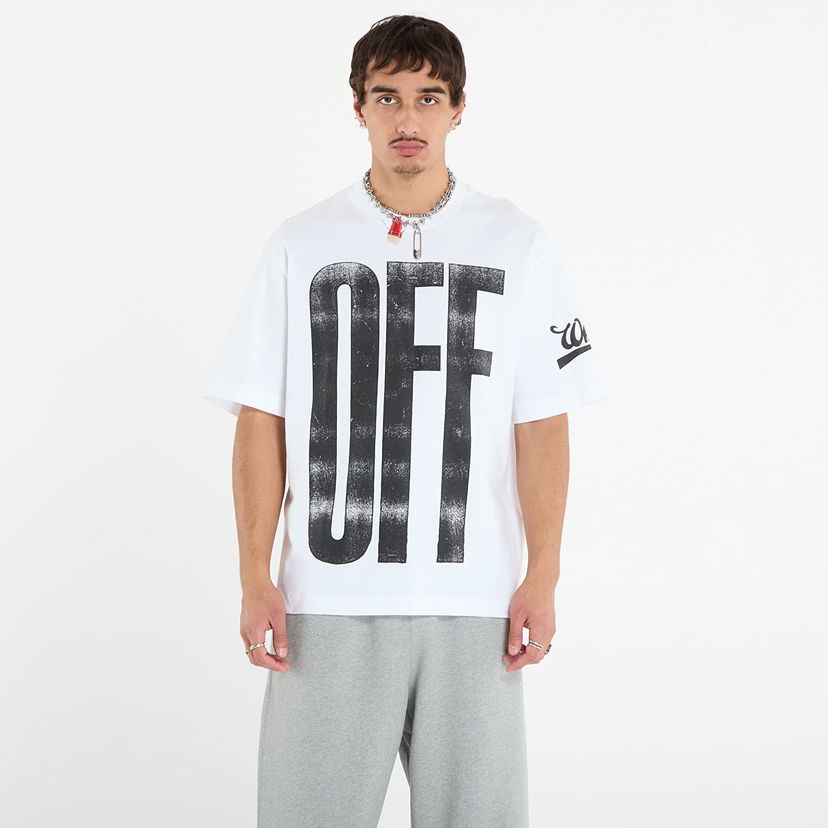 Majica kratkih rukava Off-White Off-White Big Off Diag Skate S/S T-Shirt Bijela | OMAA120F25JER00L0110