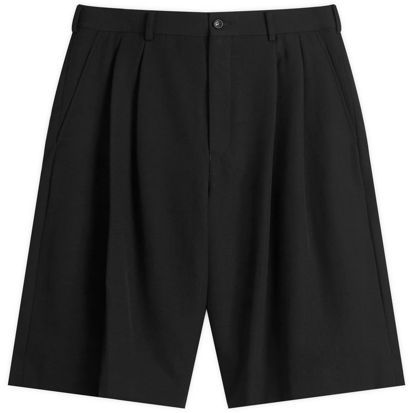 Kratke hlače Comme des Garçons Homme Plus Wool Shorts, Size Large Crna | PP-P051-W25-1
