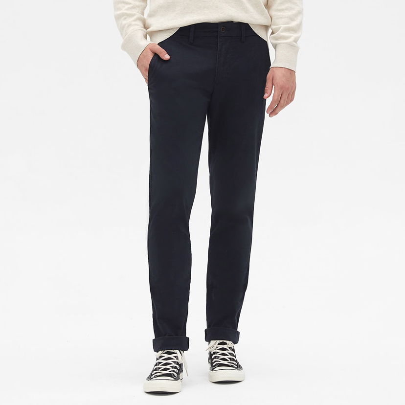 Hlače GAP Chino Skinny Fit Pants New Classic Navy Tamnoplava | 500360-03