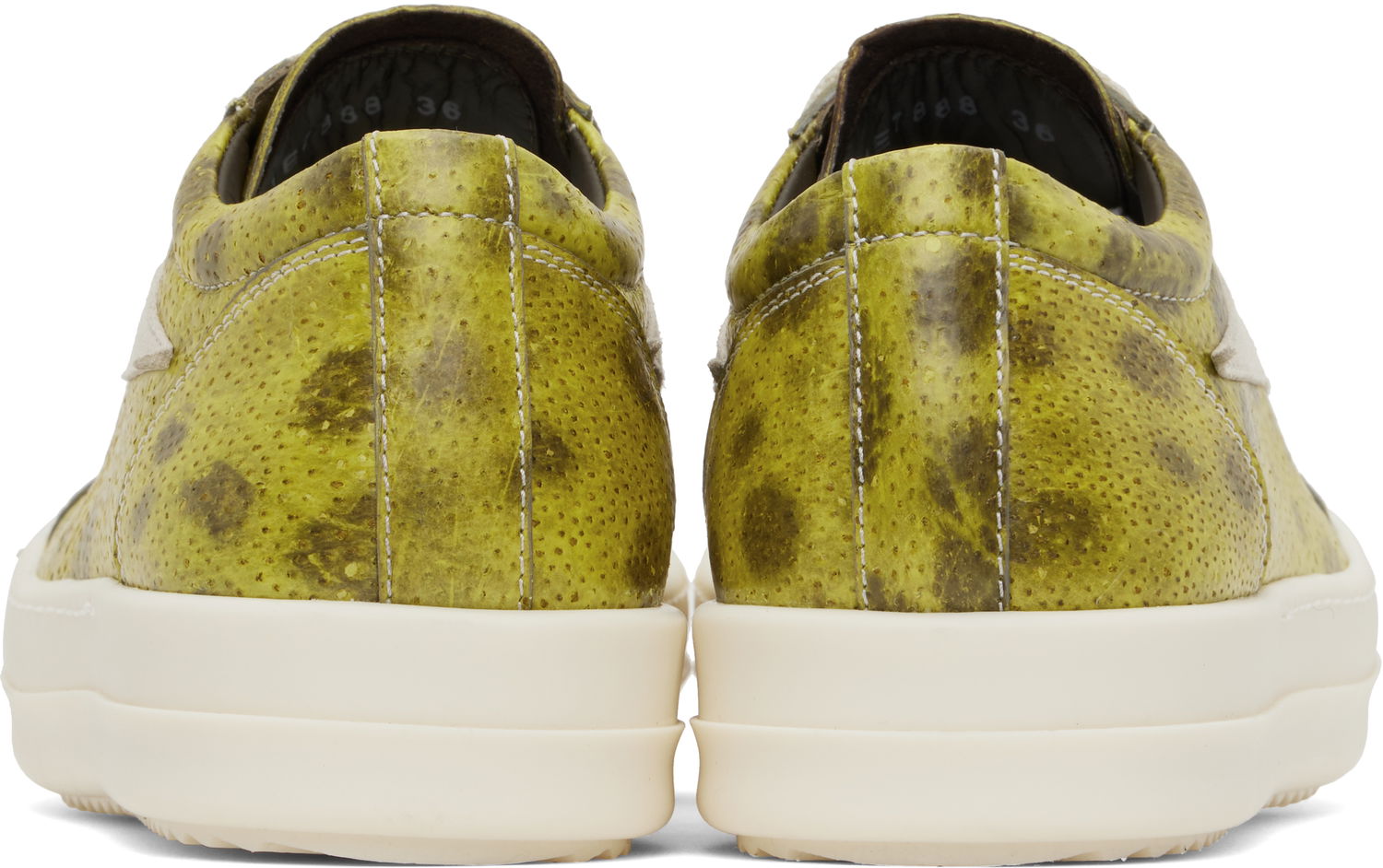 Odjeća Rick Owens Rick Owens Hollywood Vintage Sneaks Žuta | RP01E7888 LSWLVS, 1